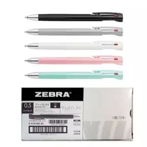 [셀러에이드]제브라 블렌 3색 볼펜 BB3AS88 0.5mm 10개입 1세트