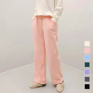 [조거or와이드] 러셀 융털 스트링 팬츠 7color / 겨울 기모 양털 남녀공용 빅사이즈 F XL 코듀로이 골덴