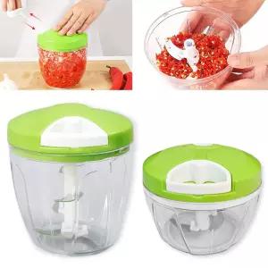 3날 5날 만능 다지기 편리한 멀티분쇄기 수동믹서기 스핀 슬라이서 야채 고기 마늘다지기
