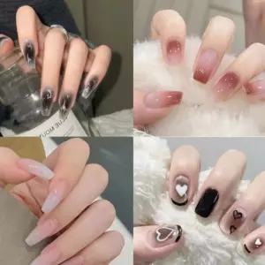 붙이는 네일팁 56종 세트 데싱디바 스타일 인조손톱