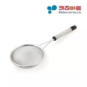 키친아트 거품건지기/국내산/조리/촘촘한/뜰망/원형/채반/스텐/채망/건지기/그물망/튀김/타공/소형 다용도