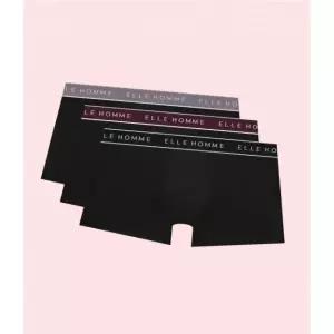 엘르이너웨어 매니시 에어로쿨 컴포트핏 팬티 드로즈 브리프 속옷 언더웨어 3팩 EEMDR782WPB 4058225