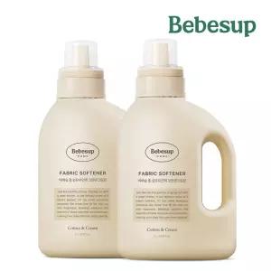 [베베숲] 아기 이지캡형 섬유유연제 코튼앤크림향 1L 2개