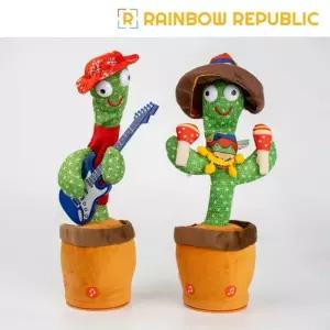 PV 춤추는 선인장/움직이는/인형/멜로디/장난감/댄스/노래/녹음/댄싱/카페/아이방/소품/인테리어/말따라하