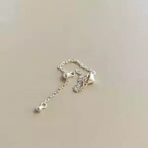 실버925 로맨스 하트 체인 실버볼 슬라이드 반지 펜던트 오픈링 애끼