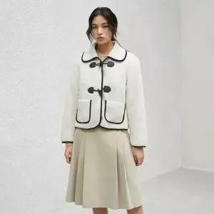 [LAP](강남점)뽀글이 숏더플코트(퀼팅안감) AR4MZA62