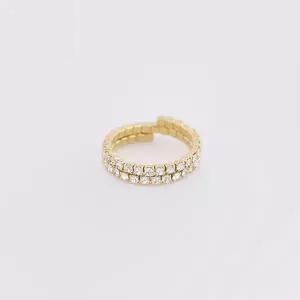 레이어드 여성 반지 데일리 여자 반지 가드링 골드 두줄