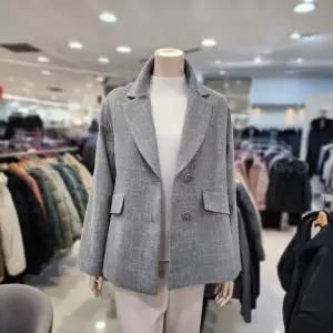 기본카라 모직자켓 DRDPWH150GY_BP