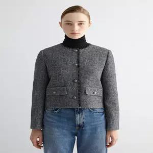 [쉬즈미스]울 블렌드 라인 자켓_SWWJKO42020