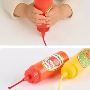 리얼한 역할놀이 장난감 주방 양념통세트 캐찹 머스타드 소스통 완구 어린이집 교구