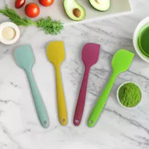 실리콘 스페츄라 베이킹 주걱 스패츌러 스크래퍼 조리 요리용 스패츄라 제빵 볶음 다용도