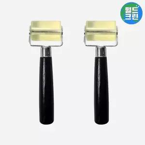 [월드크린] 실리콘 방음지 롤러 대형 2개 도배 로라 벽지 자동차 작업 페인트