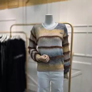 [에고이스트]컬러 프린지 니트 풀오버 ER4OKL52BR_CA