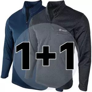 원 플러스 원 겨울 기모 남자 긴팔 작업복 상의 BTR714 등산 작업티 티셔츠 기능성 남성 집업