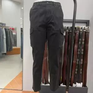 [버커루]인기 남성 코튼 스판 밴딩 카고 팬츠BLACK _US