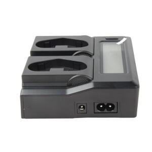 LP-E19 LC-E19 Canon EOS R3 EOS-1D X Mark III용 듀얼 LCD 충전기 LP-E19 LP-E4 LP-E4N 배터리용