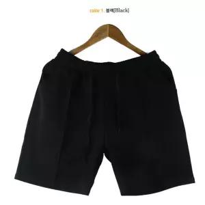 남녀공용 블랙 트레이닝 주머니 반바지 스포티한 여성용 초등고학년