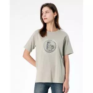 [하프클럽/레노마레이디]그래픽 자수 티셔츠-CC32TS360