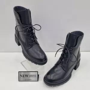 [탠디]미셸by탠디 여성 기모 안감 소가죽 클래식 레이스업 워커 부츠 IC_X25518