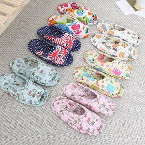 [1개+1개]면100% 퀼트 거실화 실내화 순면 아동 유아 어린이집 덧신