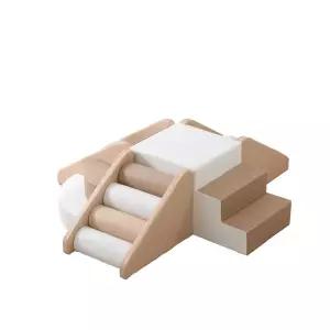 실내 놀이터 쿠션 미끄럼틀 정글짐 무지개 조합 세트