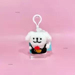 몰티즈 납작인형 카페 8cm 키링 강아지 인형키링