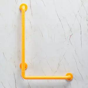 ABS L형 손잡이 특수형 양변기용 노인 어르신 장애인 2131357 모칸도 J