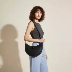 클리어런스 5W2P0W19 RQR 0NO P0W19 RQR 0NO) 가라바니 V로고 미니 호보백 숄더백