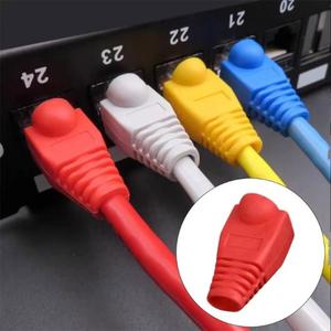 1 50Pcs RJ45 이더넷 케이블 커넥터 부츠 커버 CAT5 CAT5E CAT6 CA