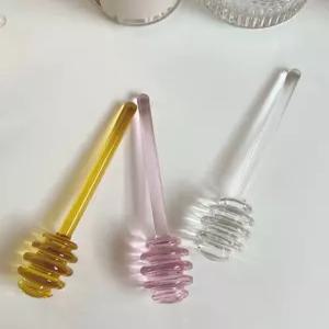 내열 유리 꿀뜨개 허니디퍼 꿀스푼 숟가락 스틱