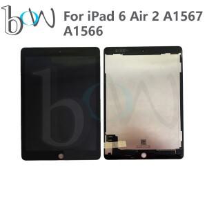 iPad 6 Air 2 A1567 LCD 디스플레이 터치 스크린 디지타이저 패널 태블릿 교체 부품 호환용 용  어셈블리