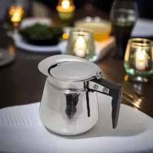 스텐레스 디켄터 (블랙손잡이) 스테인리스 디캔터 칵테일 커피 와인 물병 지거 업소용 주방