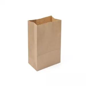 (100p세트 12x21cm) 무지 크라프트 봉투/각대/쇼핑/쇼핑백/붕어빵/종이/포장지/선물/포장/선물용/사각/쿠키