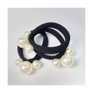 진주 방울 콤비 머리끈 밴드 고무줄 프랜즈얀