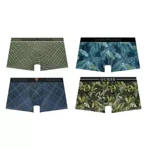 [게스언더웨어](강남점)(4종택1)남성 프린트 나염 드로즈(GEMDR921/190)