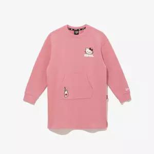 [롯데백화점]뉴에라 [키즈] 산리오 헬로키티 롱 맨투맨 핑크 14864804