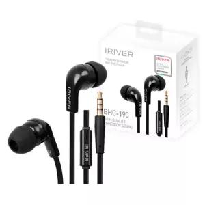 아이리버 BHC-190 AUX 타입 커널형 유선이어폰 블랙