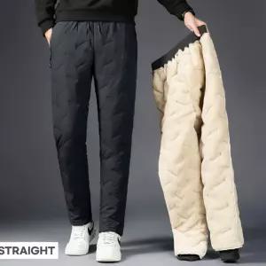 남성 패딩바지 방수원단 한파대비 눈썰매 스키 등산 융털 트레이닝 조거 방한 일자핏