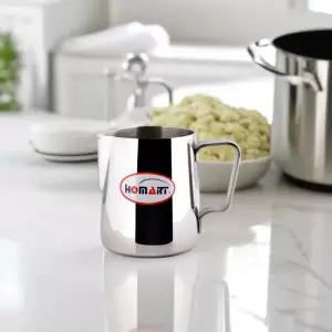 홈아트 스팀피쳐 600ml 우유 밀크저그 스팀피처 바리스타 라떼아트 우유거품기 주전자