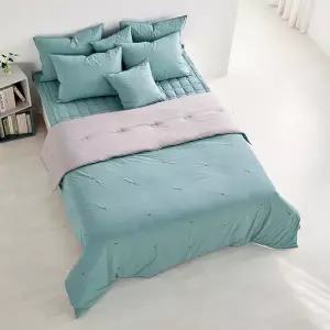 [롯데백화점]닥스 고밀도 쁘띠훈트 그린[9] 퀼트이불 싱글