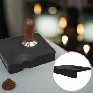 누보 템핑매트 1구 커피 바리스타 탬핑 탬퍼 받침대 거치대 홀더 실리콘 디스트리뷰터 카페