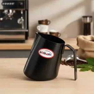 홈아트 이탈리안 테프론 스팀피쳐 0.6L 밀크저그 우유 스팀피처 카페 바리스타 커피용