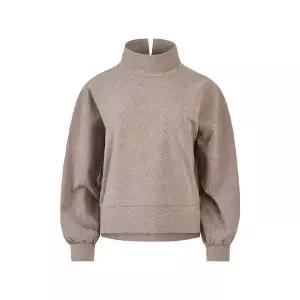 [하프클럽/]SPYDER 여성 울 라이크 하프 넥 티셔츠 FM1SPJWCNRL356W-DBR