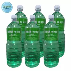 사계절 발수코팅 에탄올 워셔액 1.8L x 6개 어는점 영하25도