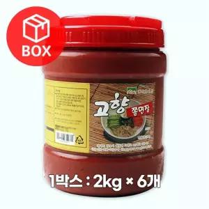 고향식품 쫄면장 2kg 1박스(6개)