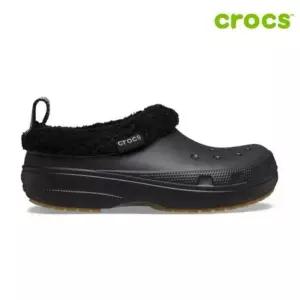 클래식 라인드 쇼티 블랙 캠핑 털신 미끄럼방지 방한화 211380-001