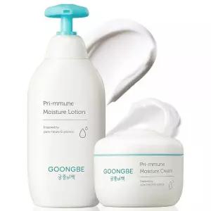 GOONGBE Pri-mmune 모이스처 로션  크림 - 한국 베이비 모이스처라이저 - 저자극성 모이스처라이징 및 진