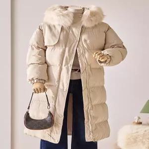 [커스텀에이블]퍼 후드 벨트셋 패딩코트_T2512PD603D