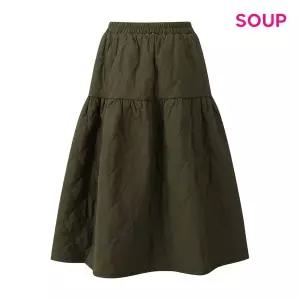[SOUP](타임스퀘어점패션관)플레어 밴딩 경량 패딩 스커트 (S5CSR07)