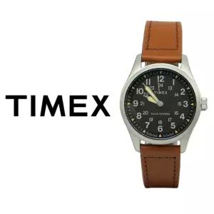 타이맥스 익스페디션 솔라 가죽 손목시계 TW2V00200